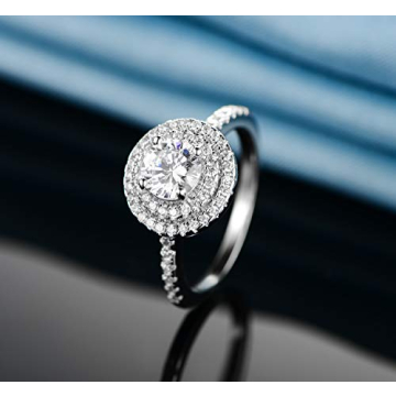 Stylish OPALBEST CZ Ring with Cubic Zirconia for Women