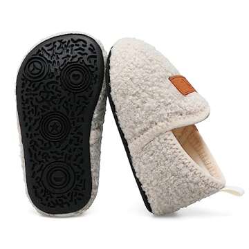 Lisdwde Kids Slippers Boys Girls House Slippers Indoor Shoes Winter Warm Cotton Slipper Cozy Plush H...