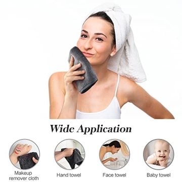 Soft Microfiber Face Cloths for Cleaning & Skincare