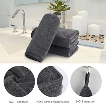 Soft Microfiber Face Cloths for Cleaning & Skincare