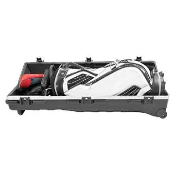 SKB Hard Shell Golf Bag, ATA Staff Pro Travel Case w/ Wheels & Latches, 49", X-Large