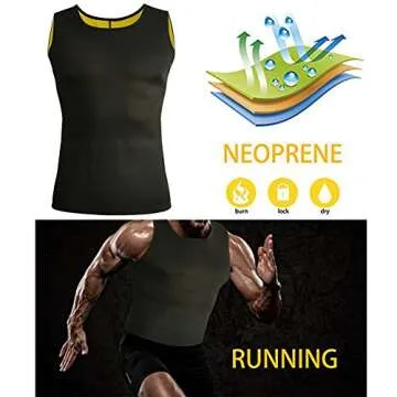 GZXISI Weight Loss Sauna Suit for Men - Corset Vest