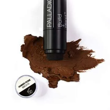 Palladio Contouring Makeup Stick BUILD + BLEND Contour Stick Makeup, Face Makeup for Perfect Sculpting Look, 0.23 Ounce (Amber Rose)