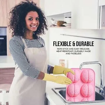 Halloween Brain Silicone Mold for Spooky Treats