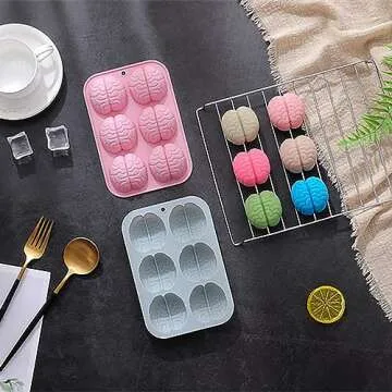 Halloween Brain Silicone Mold for Spooky Treats