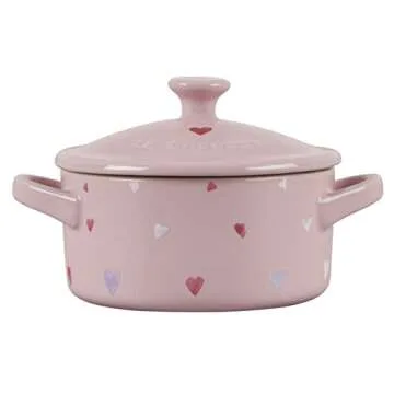 Le Creuset L'Amour Mini Round Cocotte 8oz Chiffon Pink