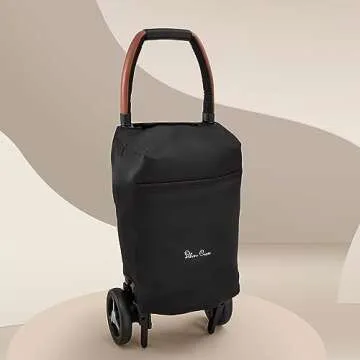 Silver Cross Jet Series - Full Size TSA Approved Infant & Toddler Stroller - Lightweight, Compact & Easy to Fold, with All-Terrain Wheels and One-Handed Recline (Black, Jet-3)