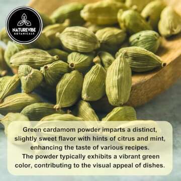 Naturevibe Botanicals Green Cardamom Powder, 3.5 oz - Non-GMO