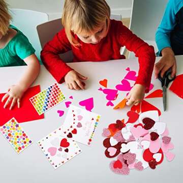 Zonon DIY Valentine Crafts Kit for Kids - 16 Pack