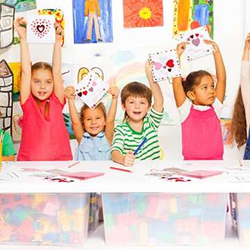 Zonon DIY Valentine Crafts Kit for Kids - 16 Pack