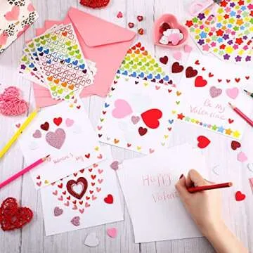 Zonon DIY Valentine Crafts Kit for Kids - 16 Pack