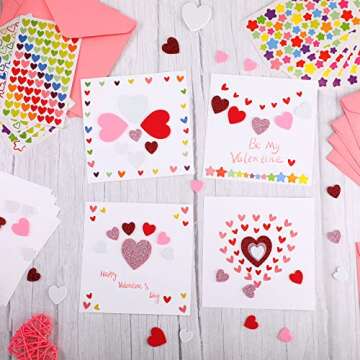 Zonon DIY Valentine Crafts Kit for Kids - 16 Pack