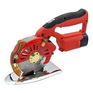 Hercules RK-BAT-100 5-Speed Cordless Electric Rotary Cutter - Precision Cutting for Fabric and Leath...