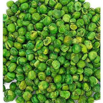Crunchy SweetGourmet Roasted & Salted Green Peas | Healthy Snack Option - 2 Pounds