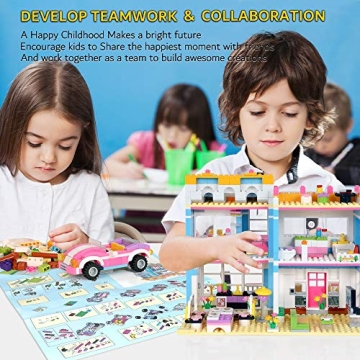 VIOSEBN Friends House Building Kit for Kids Aged 6-12