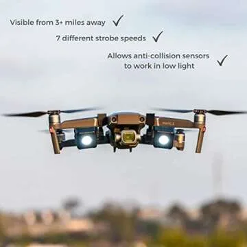 Lume Cube - Lighting Kit for DJI Mavic 2 Pro & Zoom - Compact LED lamp & flash in one - Controllable via Bluetooth app - Easy to attach - for beginners and advanced photographers