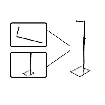 Adjustable Metal Handbag Rack for Stylish Displays