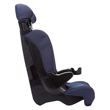 Cosco Kids Finale DX 2-in-1 Booster Car Seat, Forward Facing Toddler Car Seat (30-65 lbs) and Belt Positioning High Back Booster Seat (40-100 lbs), Sport Blue