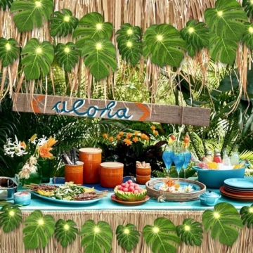 GuassLee 40 LED Hawaiian String Lights for Parties