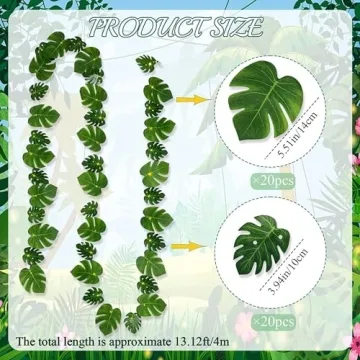 GuassLee 40 LED Hawaiian String Lights for Parties