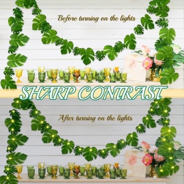 GuassLee 40 LED Hawaiian String Lights for Parties