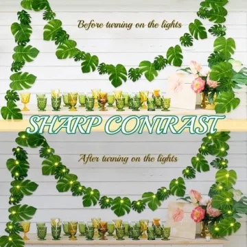 GuassLee 40 LED Hawaiian String Lights for Parties