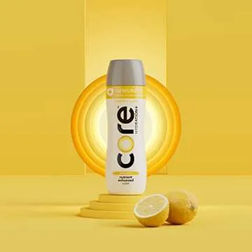 CORE Hydration+ Immunity Nutrient Enhanced Water with Vitamin C and Zinc, 12 Bottles of 23.9 Fl Oz