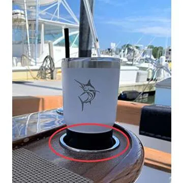 SEA CUPS 30 oz Tumbler with Adaptable Silicone Sleeve