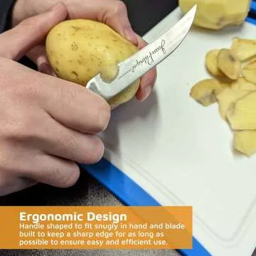 4" Ergonomic Curved Paring Knife by Jean-Patrique