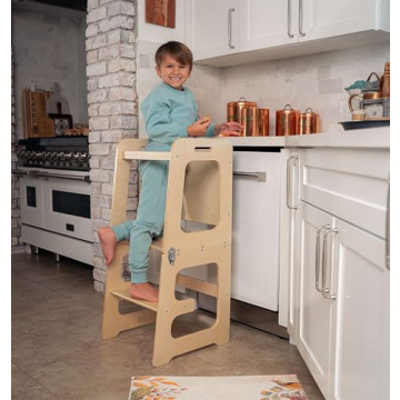 Avenlur 4-in-1 Foldable Kitchen Tower for Toddlers