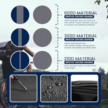 Team Obsidian XL Heavy Duty Outdoor Bike Cover for 2 Bikes