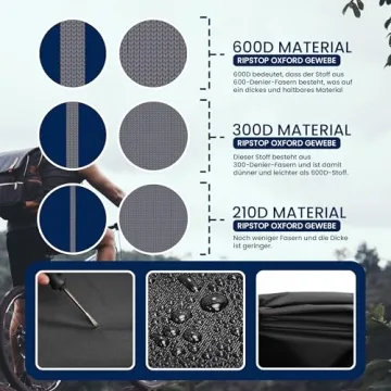 Team Obsidian XL Heavy Duty Outdoor Bike Cover for 2 Bikes