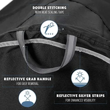 Team Obsidian XL Heavy Duty Outdoor Bike Cover for 2 Bikes