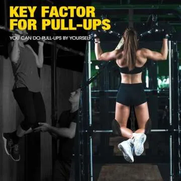 Pull Up Assistance Bands, Resistance Bands for Pull Up Bar Workout, Adjustable Heavy Duty Pull Up Assist Equipment with 4 Assistance Bands, Home Gym Strength Training, Fitness Exercise Best Partner