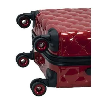 Rockland Expandable Spinner Luggage - 3-Piece Red Set