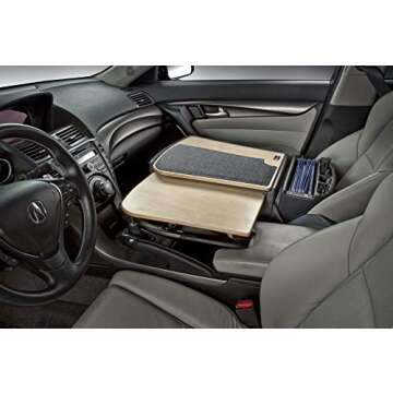 AutoExec AUE10020 GripMaster Car Desk Birch Finish