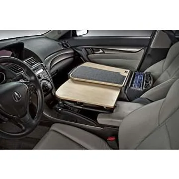 AutoExec AUE10020 GripMaster Car Desk Birch Finish