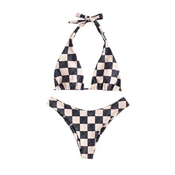 ZAFUL Triangle Bikini - Trendy Halter Set for Women