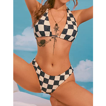 ZAFUL Triangle Bikini - Trendy Halter Set for Women