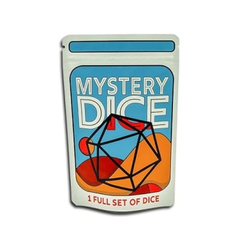 1985 Mystery Polyhedral Dice Set - 7 Unique RPG Gaming Dice