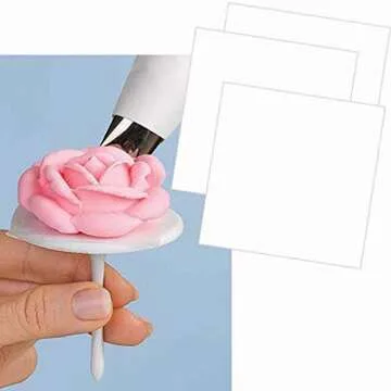 Wilton Pre-Cut Flower Squares 50-Pack for Easy Decorating