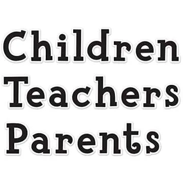 CTP Fancy Black Punch-Out Letters for Classroom – Essential Homeschool Supplies – Top Back To School Supplies