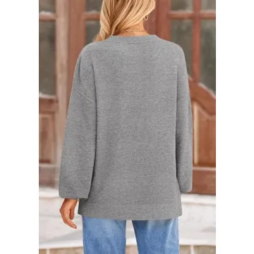 PRETTYGARDEN Women's Oversized Ribbed Knit Winter Sweater