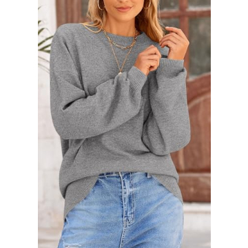 PRETTYGARDEN Women's Oversized Ribbed Knit Winter Sweater