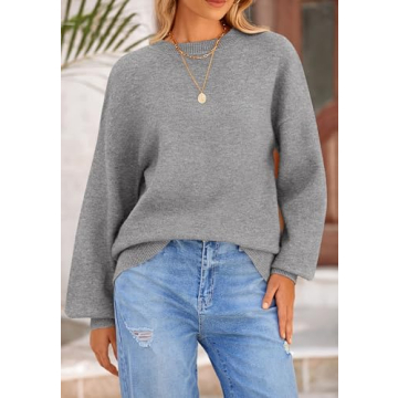 PRETTYGARDEN Women's Oversized Ribbed Knit Winter Sweater