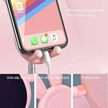 Cute Bunny Phone Holder with Adjustable Height and Angle