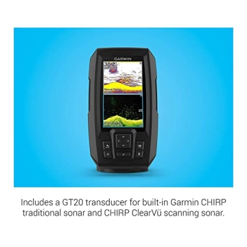 Renewed Garmin Striker Vivid 4cv Fishfinder Color Sonar GPS