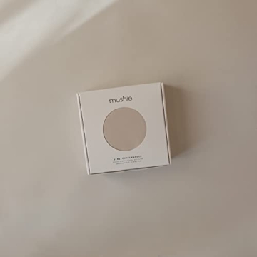 Mushie Ultra Soft Stretchy Baby Swaddle Blanket 47x47