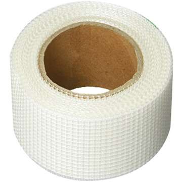 SuperiorBilt Adhesive Fiberglass Backeboard Joint Tape - Alkali Resistant Mesh, 2" x 50'