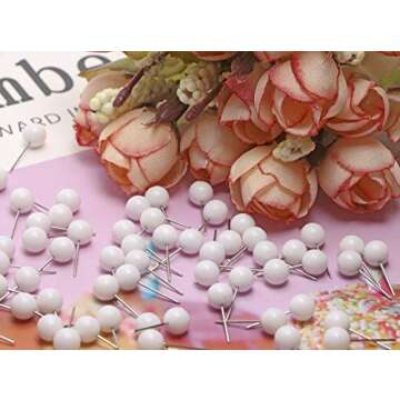 Tupalizy 100PCS Map Tacks for Office and Crafting